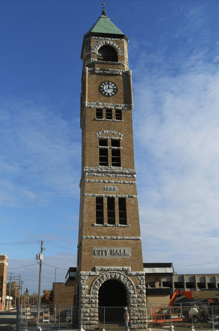 Neenah Clock Tower After Nawkaw Portfolio