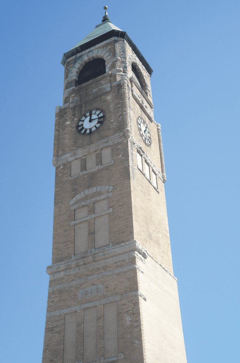 Neenah Clock Tower Before Nawkaw Portfolio