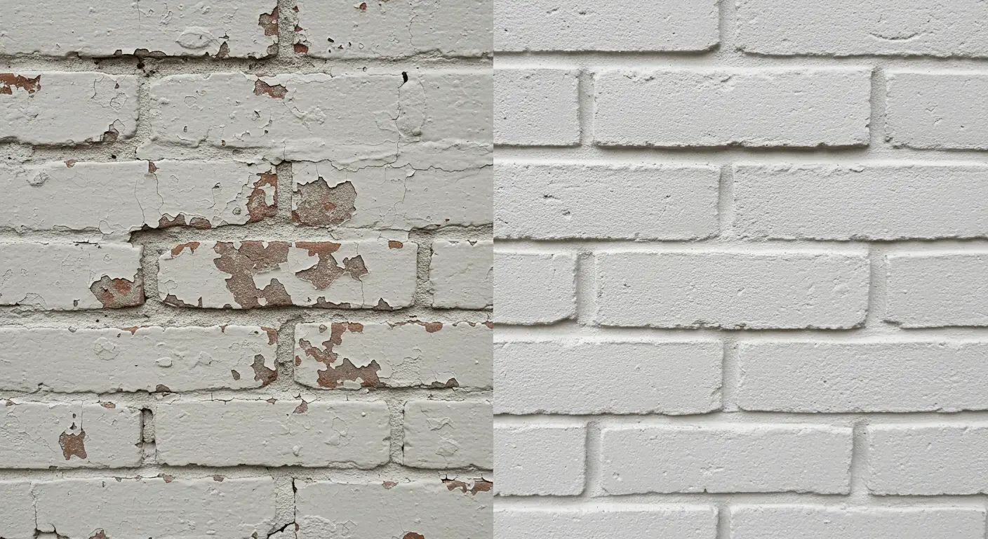 White Brick Before After