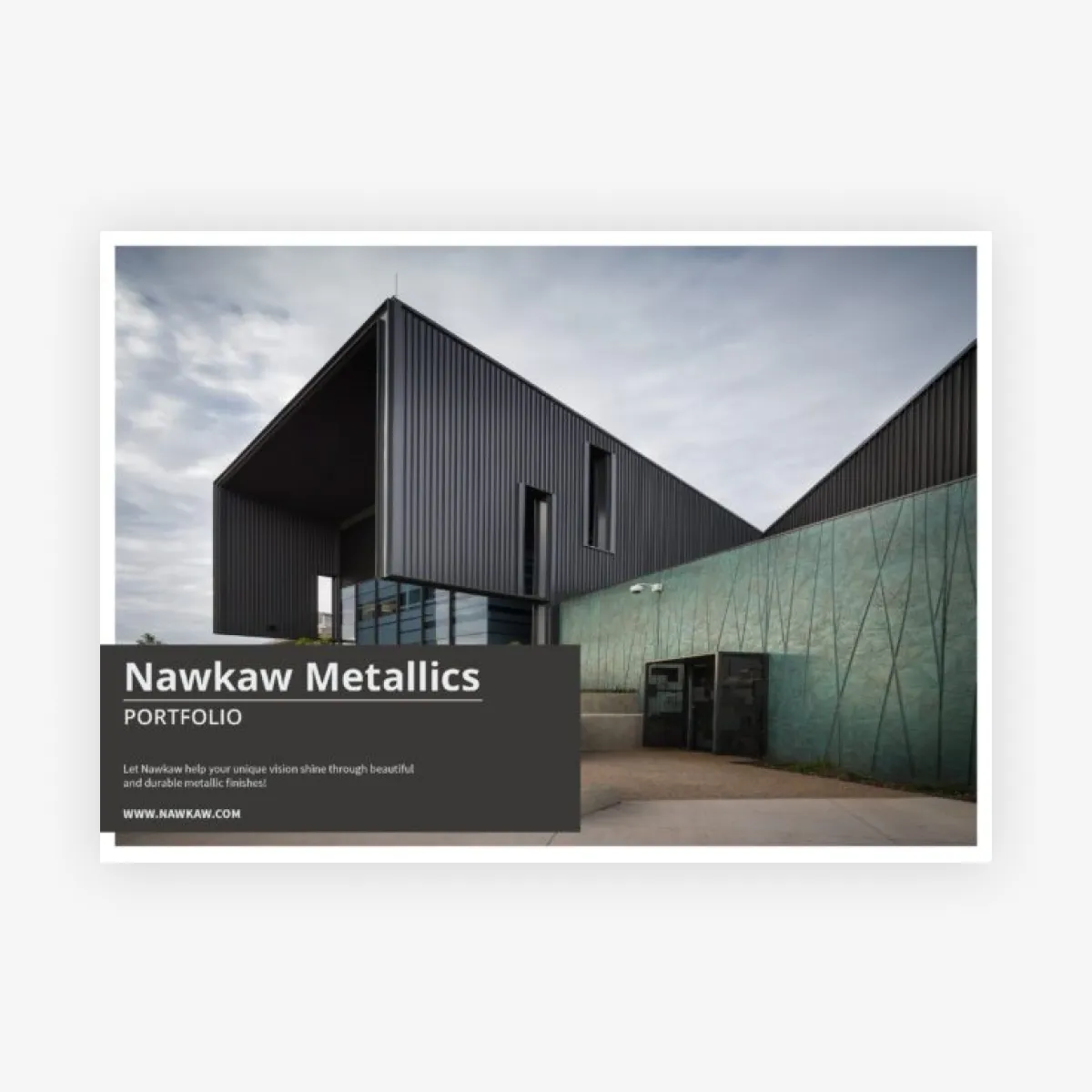 metallic finishes brochure