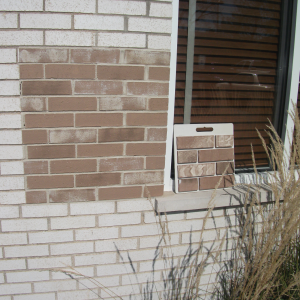 Dedication from Nawkaw Stained brick wall by Nawkaw