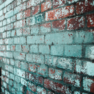 Failed Paint on Brick Failed Paint on Brick